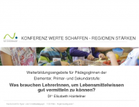 20181122_Konferenz gentechnikfreie Regionen_Lebensmittelwissen_Hainfellner